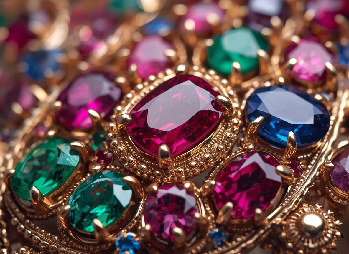 Precious gemstone jewelry