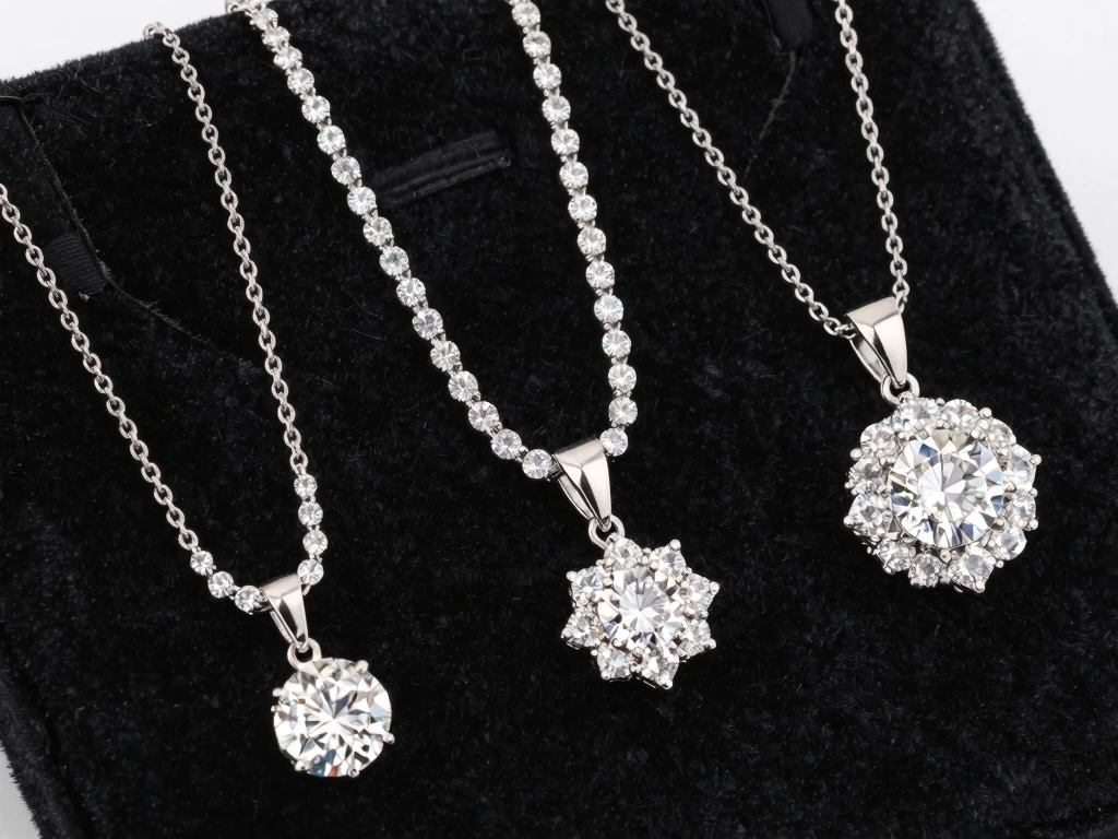 Diamond necklace collection